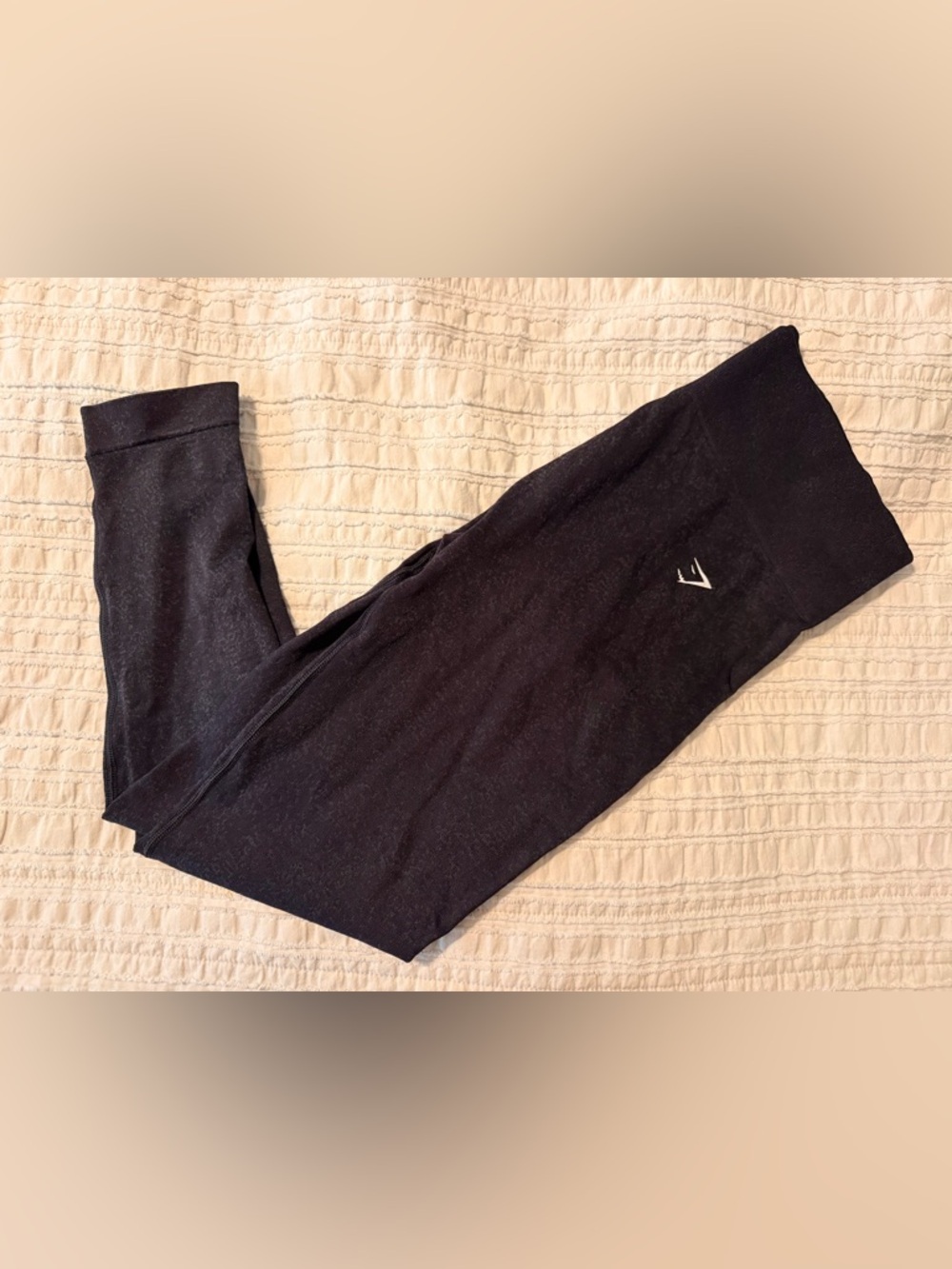 Gymshark Women’s Black Leggings with Subtle Logo